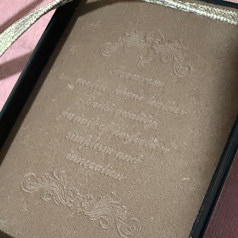 Beige Patterned Phone Case with Strap - image 3